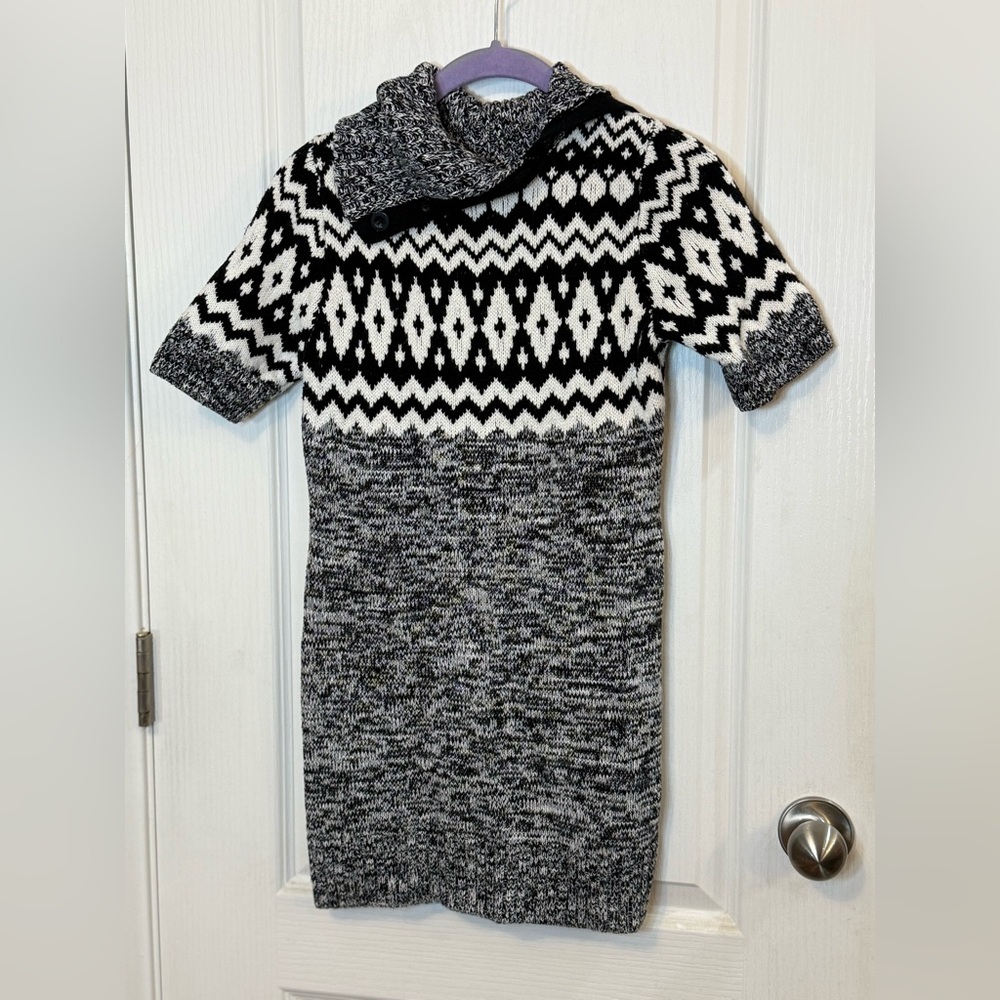Stylish Black and White Kids Dress